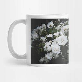 White Roses at Dusk Mug